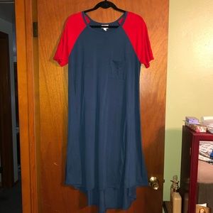 GUC Lularoe Carly T-shirt dress